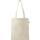 Hemp Cotton Tote 11oz — Natural (NT) — blank back view