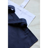Double-Stitched 8oz Organic Cotton Tote — Navy (NY) — blank detail view — 14