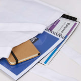 Double-Stitched 8oz Organic Cotton Tote — White (WH) — blank product view — 3