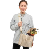 London Recycled Crossbody Tote — Natural (NT) — blank product view — 2