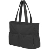 Wellable™ Recycled Sport Tote — Black (BK) — blank left angle — 15
