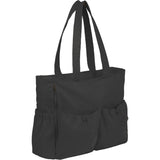 Wellable™ Recycled Sport Tote — Black (BK) — blank right angle — 14