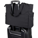 Wellable™ Recycled Sport Tote — Black (BK) — blank detail view — 12
