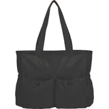 Wellable™ Recycled Sport Tote — Black (BK) — blank front view — 11