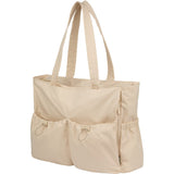 Wellable™ Recycled Sport Tote — Cream (CR) — blank left angle — 8