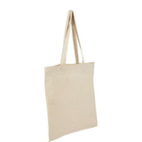 Recycled 6oz Cotton Twill Convention Tote — Natural (NT) — blank right angle — 12