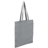 Recycled 6oz Cotton Twill Convention Tote — Navy (NY) — blank right angle — 6