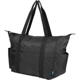 Wander & Roam Packable Travel Tote — Black (BK) — blank left angle — 18