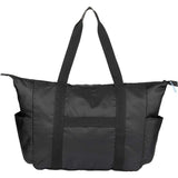 Wander & Roam Packable Travel Tote — Black (BK) — blank front view — 7