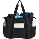 Wander & Roam Packable Travel Tote — Black (BK) — blank product view — 5