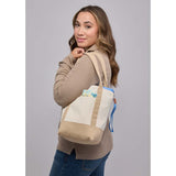 Small Recycled 8oz Cotton Tote — Tan (TN) — blank product view — 8