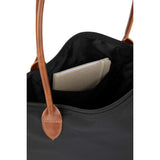 Fontaine Recycled Tote — Black (BK) — blank detail view — 5