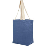 Sol Jute Classic Shopper Tote — Navy (NY) — blank left angle — 9
