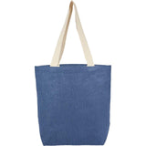Sol Jute Classic Shopper Tote — Navy (NY) — blank back view — 7
