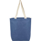 Sol Jute Classic Shopper Tote — Navy (NY) — blank front view — 6