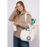 Recycled 15oz Cotton Souvenirs Tote — Natural (NT) — blank product view — 14