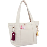 Recycled 15oz Cotton Souvenirs Tote — Natural (NT) — blank left angle — 12