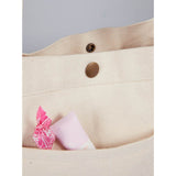 Recycled 15oz Cotton Souvenirs Tote — Natural (NT) — blank detail view — 7