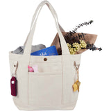 Recycled 15oz Cotton Souvenirs Tote — Natural (NT) — blank product view — 4