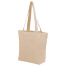 Recycled Washed 10 oz Cotton Tote — Natural (NT) — blank left angle