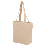 Recycled Washed 10 oz Cotton Tote — Natural (NT) — blank left angle — 22