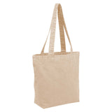 Recycled Washed 10 oz Cotton Tote — Natural (NT) — blank right angle — 21