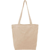 Recycled Washed 10 oz Cotton Tote — Natural (NT) — blank back view — 20