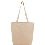Recycled Washed 10 oz Cotton Tote — Natural (NT) — blank front view — 19