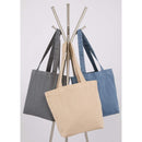 Recycled Washed 10 oz Cotton Tote — Natural (NT) — blank product view