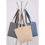 Recycled Washed 10 oz Cotton Tote — Natural (NT) — blank product view — 23