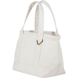 Mini Recycled 15 oz Cotton Souvenirs Tote — Natural (NT) — blank left angle — 11