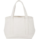 Mini Recycled 15 oz Cotton Souvenirs Tote — Natural (NT) — blank back view — 9