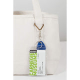 Mini Recycled 15 oz Cotton Souvenirs Tote — Natural (NT) — blank detail view — 8