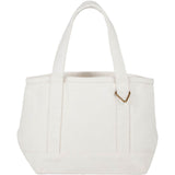 Mini Recycled 15 oz Cotton Souvenirs Tote — Natural (NT) — blank front view — 7
