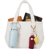 Mini Recycled 15 oz Cotton Souvenirs Tote — Natural (NT) — blank product view — 6