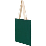 Dakota 5 oz Recycled Cotton Tote — Green (GR) — blank left angle — 16