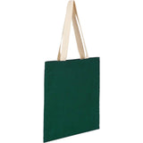 Dakota 5 oz Recycled Cotton Tote — Green (GR) — blank right angle — 15