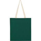 Dakota 5 oz Recycled Cotton Tote — Green (GR) — blank back view — 14