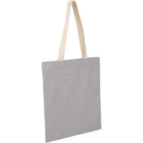 Dakota 5 oz Recycled Cotton Tote — Gray (GY) — blank right angle — 7