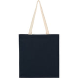 Dakota 5 oz Recycled Cotton Tote — Navy (NY) — blank back view — 4