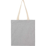 Dakota 5 oz Recycled Cotton Tote — Gray (GY) — blank back view — 11