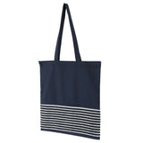 Recycled Soft Feel Convention Tote — Navy (NY) — blank left angle — 7