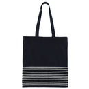 Recycled Soft Feel Convention Tote — Navy (NY) — blank front view