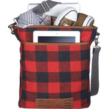 Field & Co.® Campster 15" Computer Tote — Red (RD) — blank front view — 5