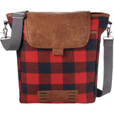 Field & Co.® Campster 15" Computer Tote — Red (RD) — blank front view — 4