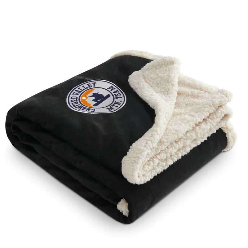 Field & Co.® Sherpa Blanket 7950-57 — Black (BK) — view 1