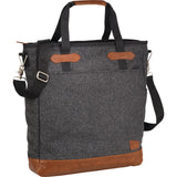 Field & Co.® Campster Wool 15" Computer Tote — Charcoal (CA) — blank product view — 8