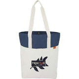 Field & Co.® Parks Day Tote — Navy (NY) — decorated front view — 2