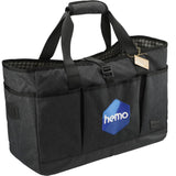 Field & Co. Fireside Eco Utility Tote — Charcoal (CA) — decorated right angle — 5