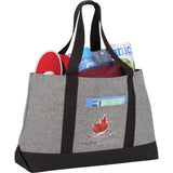 Excel Sport Leisure Tote — Graphite (GA) — decorated product view — 4